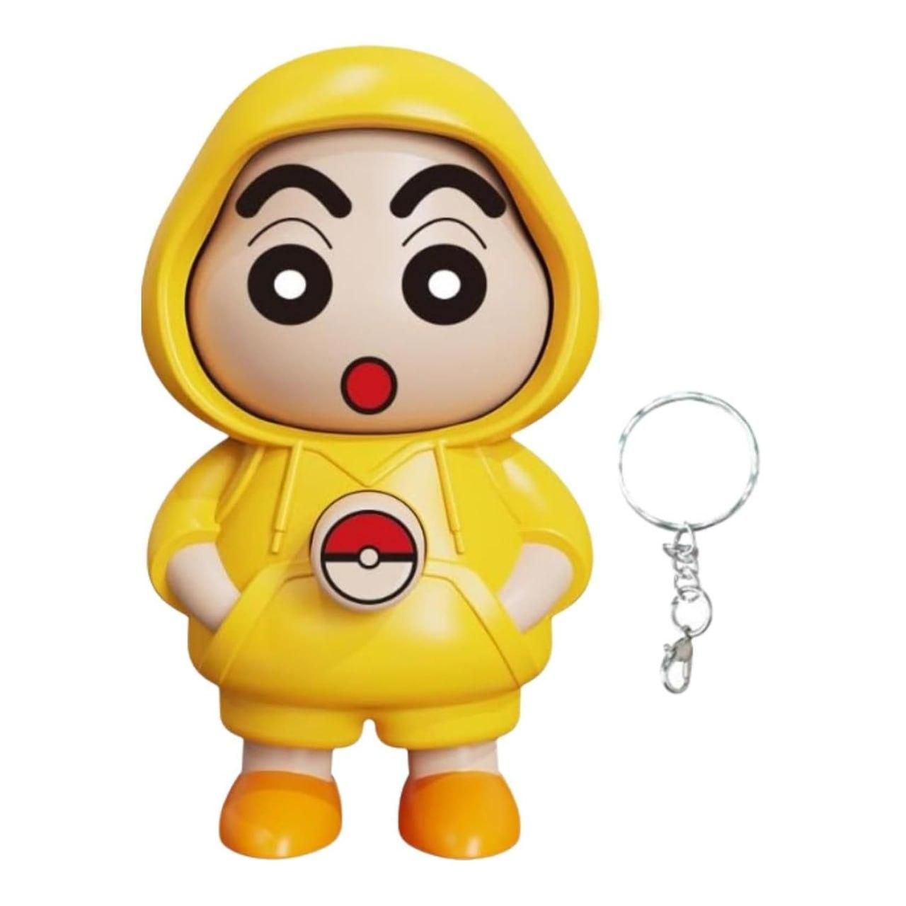 Shinchan Face Changing Keychain – Cute Anime Mood Keyring for Bags & Gifting