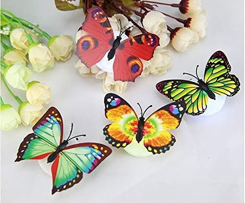 3D Butterfly LED Wall Lights for Room and Home Decoration Pack of 3