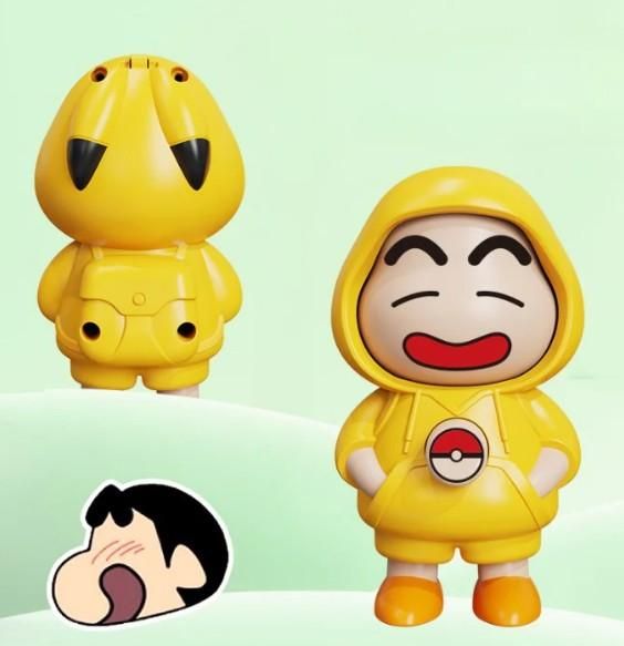 Shinchan Face Changing Keychain – Cute Anime Mood Keyring for Bags & Gifting