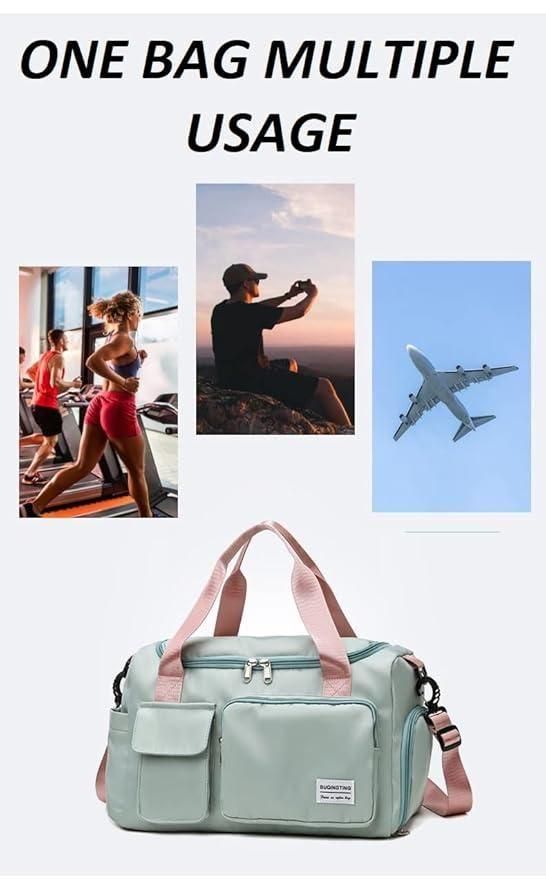 Multipurpose Gym Duffle Bag with Shoe Compartment – Travel & Fitness Bag for Men & Women